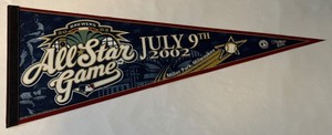 2002 MLB All-Star Game Baseball Pennant