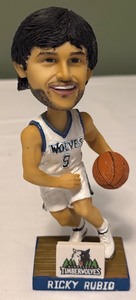 Ricky Rubio Bobblehead Minnesota Timberwolves Basketball