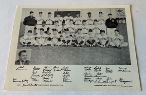 1957 Minneapolis Millers Original Baseball Photo w Orlando Cepeda
