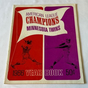 1966 Minnesota Twins Vintage Baseball Yearbook