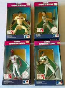 (4) Baseball Superstar Statues - Clemens, Mattingly, Coleman, Canseco