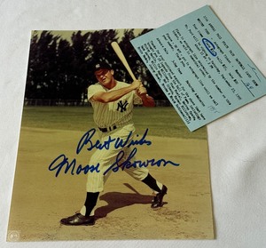 Bill Moose Skowron Autographed 8x10 Baseball Photo