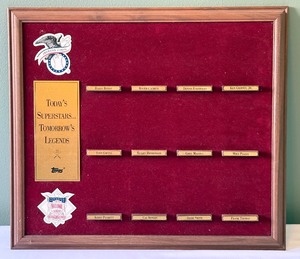 Super Stars of Baseball Card Holder and Frame - Topps Todays Superstars� Tomorrows Legends