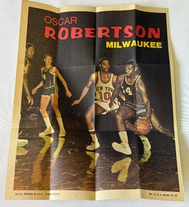 Oscar Robertson 1968 Topps Vintage  Poster #6 Basketball