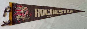 Rochester, Minnesota Vintage Felt Pennant