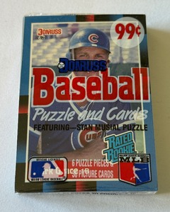 1988 Donruss Cello Pack w Mark Grace RC On Front