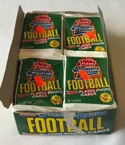 1990 Fleer Football Premiere Edition Pack Box - 2