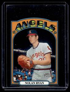 Nolan Ryan Black Border SP Die Cut 2023 Topps Heritage #72DC-13 Baseball Card
