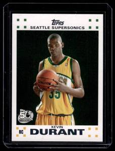 Kevin Durant RC 2007 Topps #2 Rookie Basketball Card