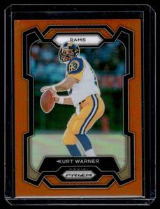 Kurt Warner 249 Orange Prrizm 2023 #166 Numbered 197249 Football Card