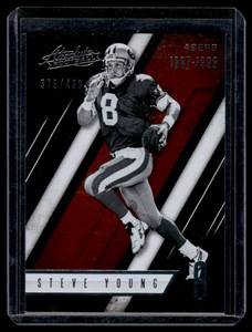 Steve Young 499 2016 Absolute #139 Numbered 379499 Football Card