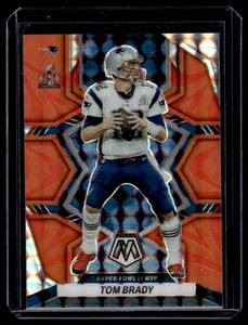 Tom Brady Orange Mosaic Prizm 2022 #292 Football Card