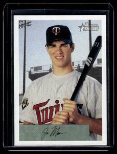 Joe Mauer RC 2001 Bowman Heritage #238 Rookie Minnesota Twins Baseball Card