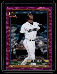Ken Griffey Jr. Pink Foil SP 2026 Topps #T91-45 Baseball Card