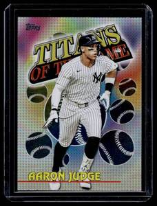 Aaron Judge Foil Insert 2026 Topps Titans of the Game #TOG-3 Baseball Card