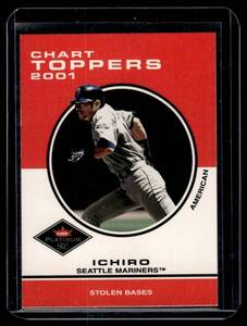 Ichiro Suzuki RC 2001 Fleer Platinum Chart Toppers #420 Rookie Baseball Card