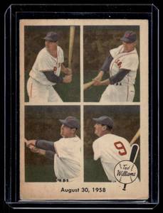 Ted Williams 1959 Fleer #65 Vintage Baseball Card