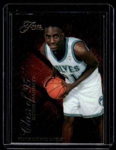 Kevin Garnett RC Insert 1995 -96 Flair #R-2 Rookie Minnesota Timberwolves Basketball Card
