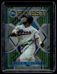 Kirby Puckett 1995 Topps Finest #167 Minnesota Twins Baseball Card