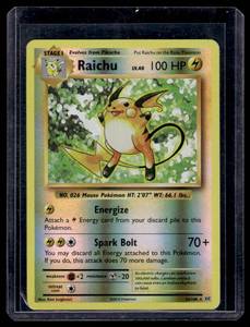 Raichu Holo Pokemon Card 36108