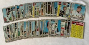 100 Card Lot 1970 Topps Vintage Baseball Cards, low grade