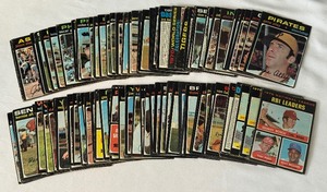 90 Card Lot 1971 Topps Vintage Baseball Cards