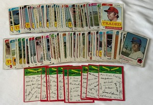 120 Card Lot 19723 and 1974 Topps Vintage Baseball Cards