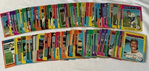 100 Card Lot 1975 Topps Vintage Baseball Cards