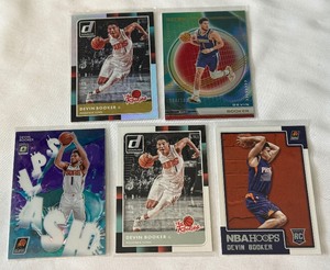 5 Card Devin Booker Basketball Card Lot w 2 Numbered Cards and Rookies