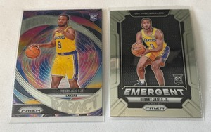 2 Bronny James Rookie Basketball Cards