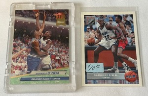 2 Shaquille ONeal Rookie Basketball Cards