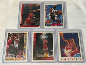 5 Card Michael Jordan Basketball Lot