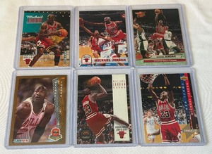 6 Card Michael Jordan Basketball Lot