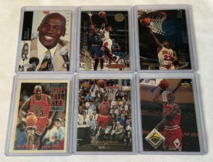 6 Card Michael Jordan Basketball Lot