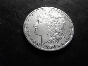 1886 S Morgan Silver Dollar