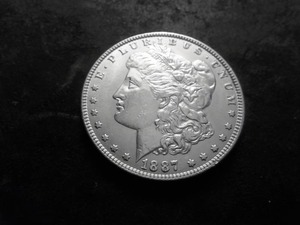 1887 Morgan Silver Dollar