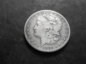 1892 S Morgan Silver Dollar