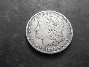 1896 O Morgan Silver Dollar
