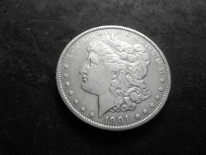 1901 Morgan Silver Dollar