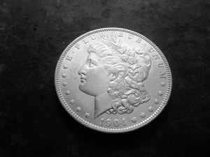 1904 O Morgan Silver Dollar