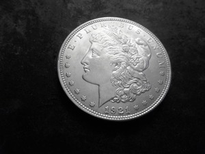 1921 D Morgan Silver Dollar