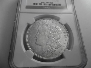 1921 Morgan Silver Dollar NGC Graded MS64