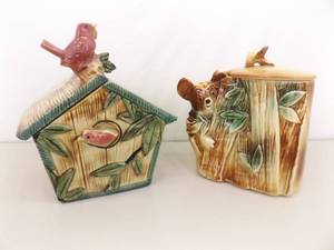 Lot of 2 Vintage McCoy Cookie Jars