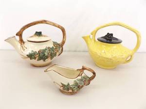 Lot of 2 Vintage McCoy Teapots
