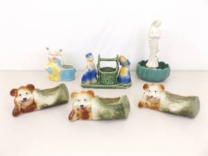 Lot of 5 Vintage Shawnee etc. Planters