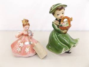2 Vintage Josef etc. Lady Figures