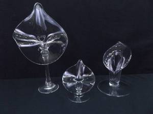 Lot of 3 Jack In The Pulpit Bud Vases