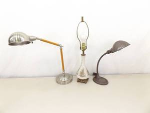 Vintage WORKING Desk etc. Lamps