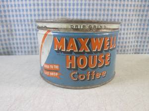 (CNTR) Vintage Metal Maxwell House ...