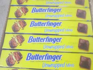 (B-2) 9 Boxes of Butterfinger Unwra...